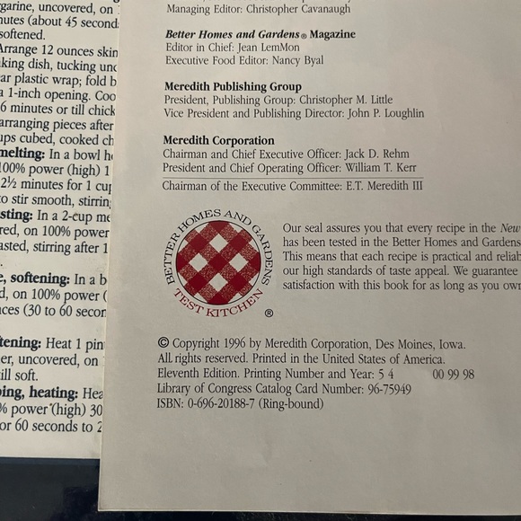 Better homes the New cookbook; excellent condition spiral - Picture 4 of 13
